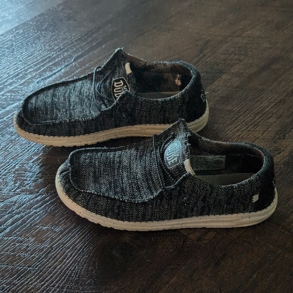 Hey Dude Men's Charcoal Slip-On Loafers